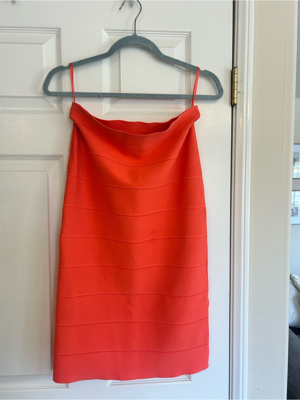 BCBG Orange/Red Bandage Skirt Y2K Size L